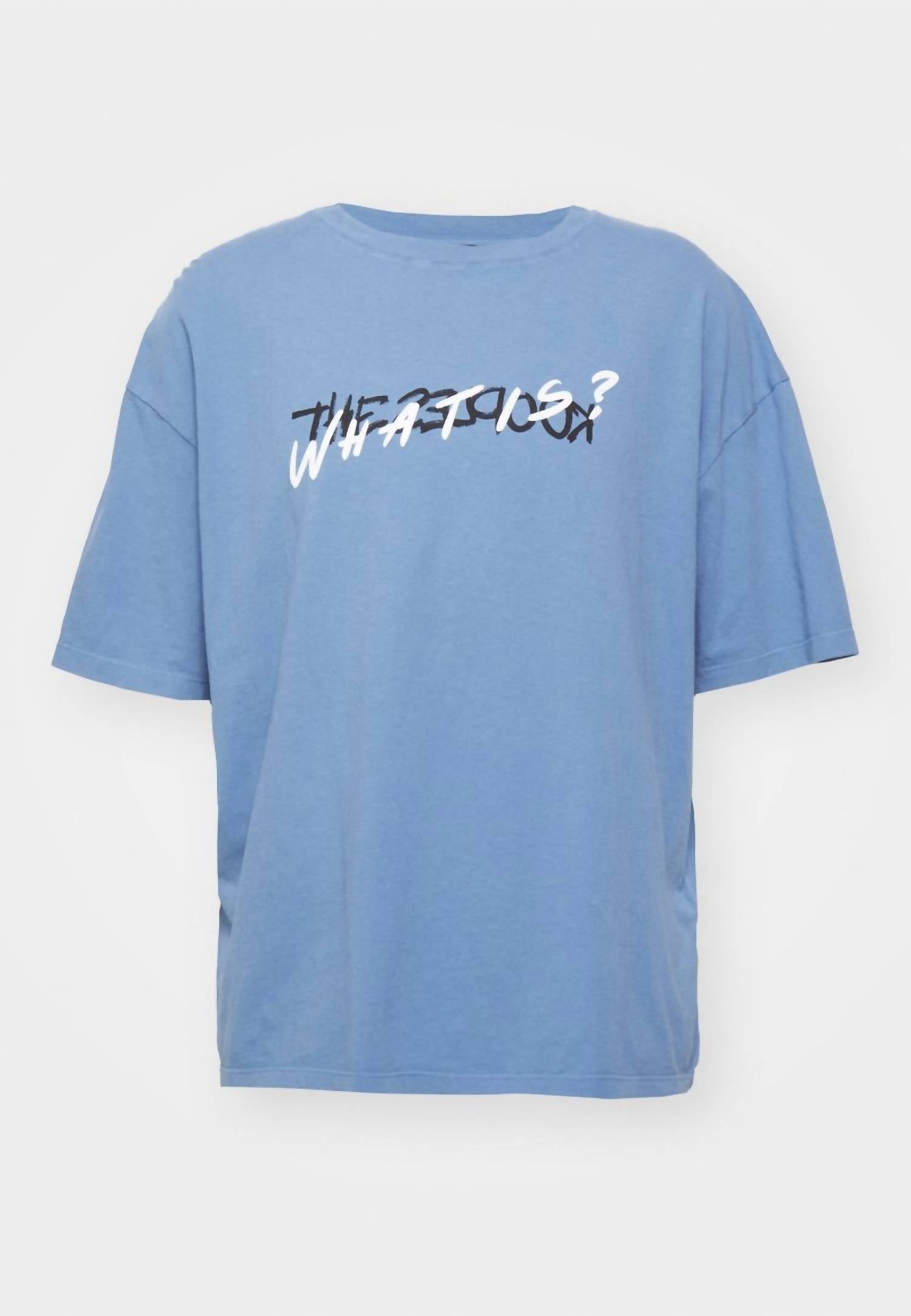 THE KOOPLES Graphic Tee Shirt in blu12 - women's t-shirt - view 4