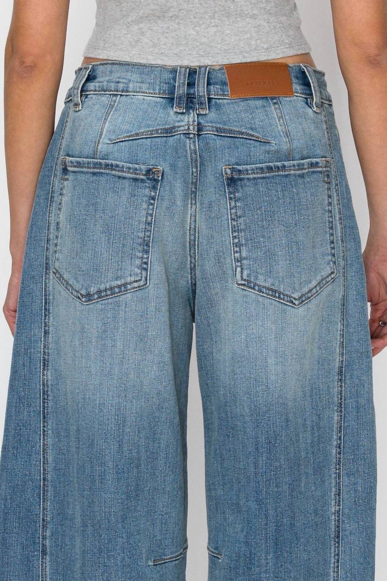 Artemis Vintage - High Rise Relaxed Barrel Jeans
