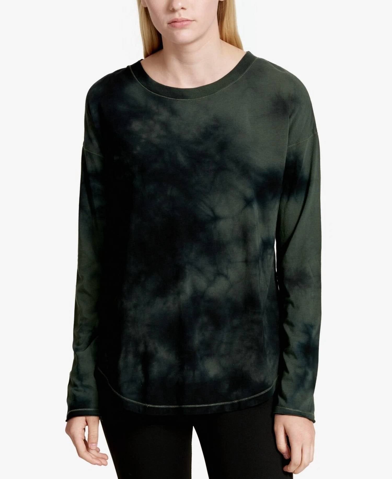 Calvin Klein - Performance Tie Dyed Drop Shoulder Top