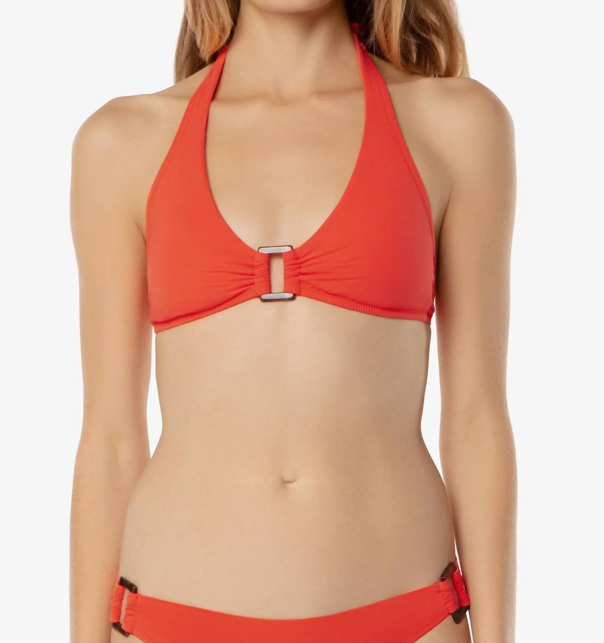 Helen Jon - Tortoise Halter Bikini Top