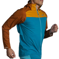 BROOKS High Point Waterproof Jacket in pacific hazelwood ochre - women's jacket - alternate view