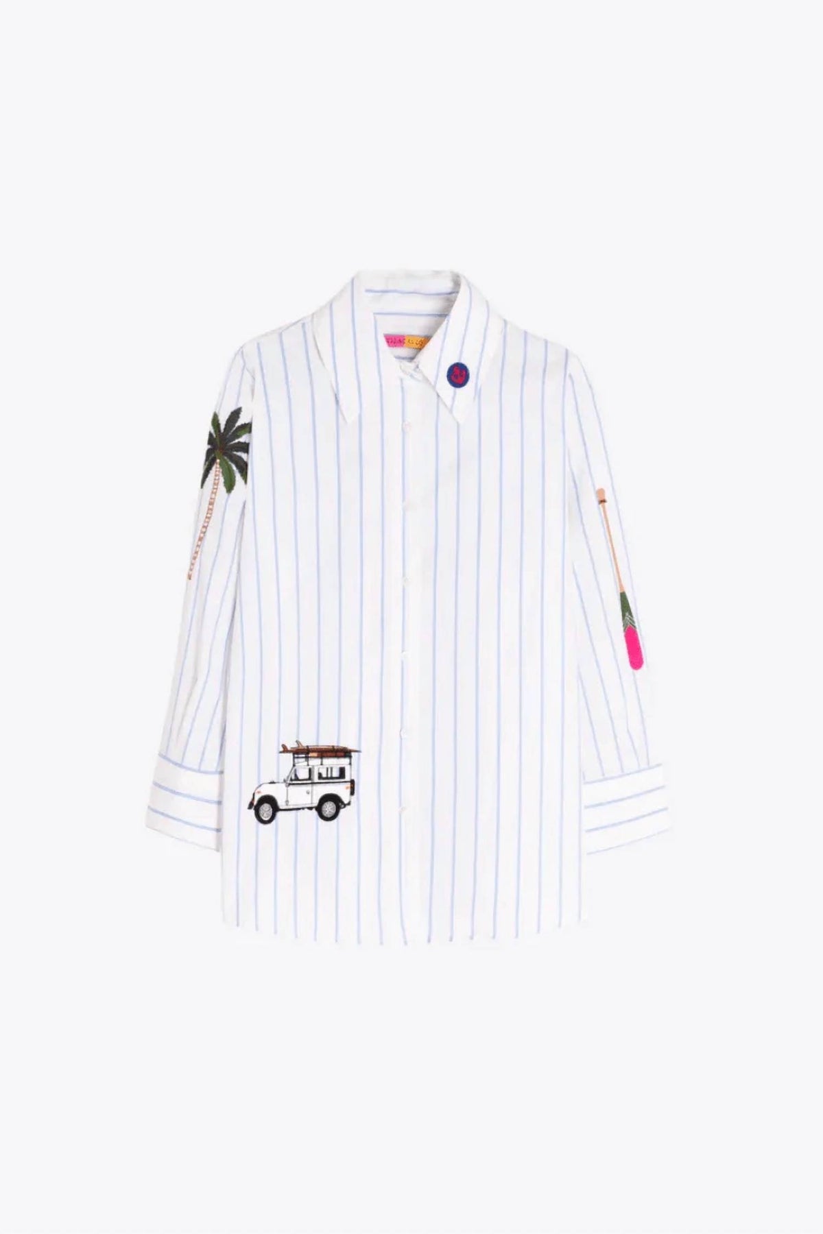 Vilagallo - Safari Embroidered Shirt