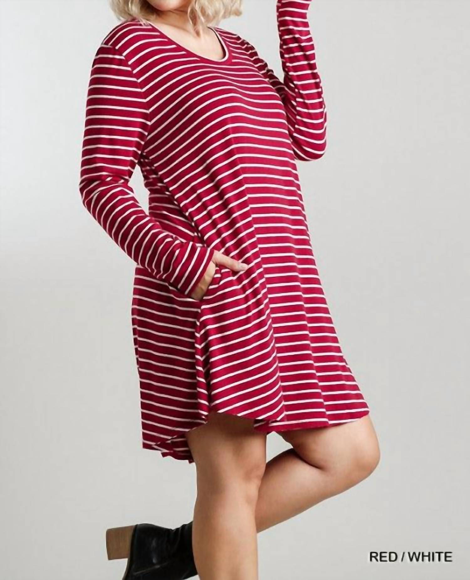 Umgee - Striped Casual Dress