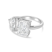 Diana M Jewels - Women's Radiant & Heart Lab-Grown Diamond Fashion Ring (5.00 Ct) - Statement