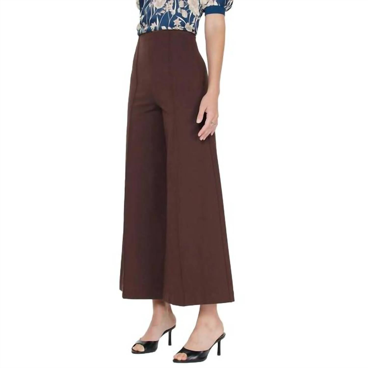 Current Air - High Rise Flare Ponte Pants