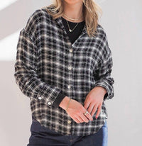 Bella Dahl - Boyfriend Plaid Button-down Shirt