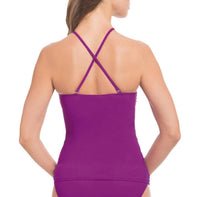 Profile By Gottex - Shirred Bandeau Tankini Top