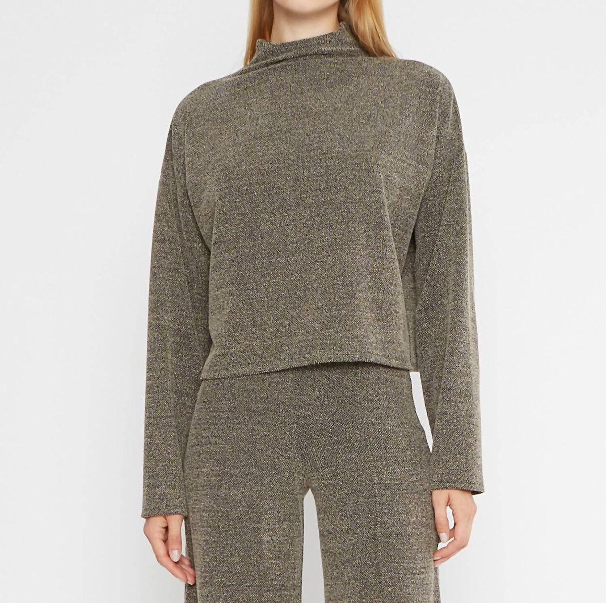 Ripley Rader - Boucle Funnel Neck Top