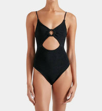 Hunza G - Crystal Swimsuit with Fabric Covered Hoops