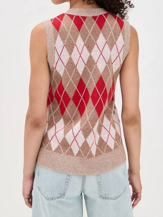 Re/Done - Argyle Vest