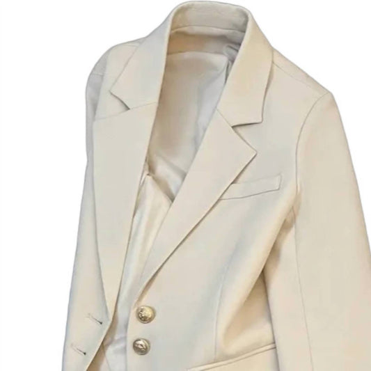 Uzwholesale - Women's Leisure Style Block Sleeve Blazer