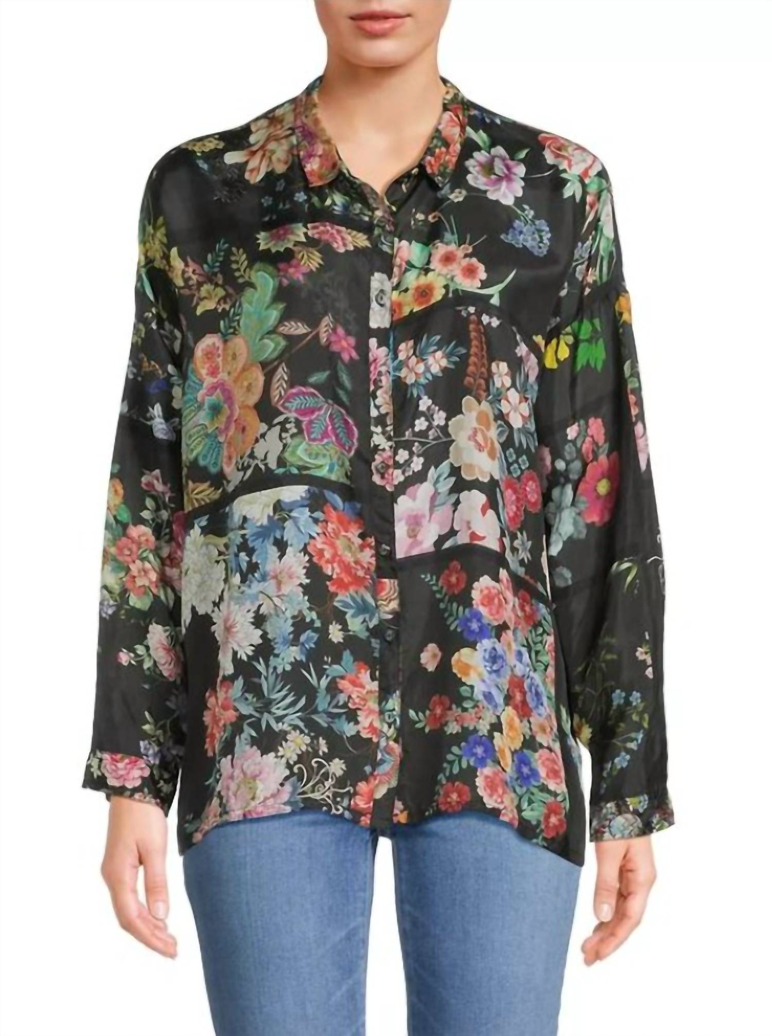 Johnny Was - Audrey Oversize button down shirt