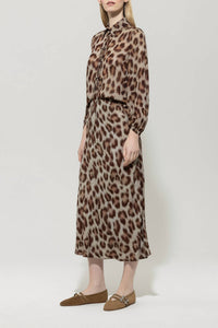 Luisa Cerano - Animal Print Blouse