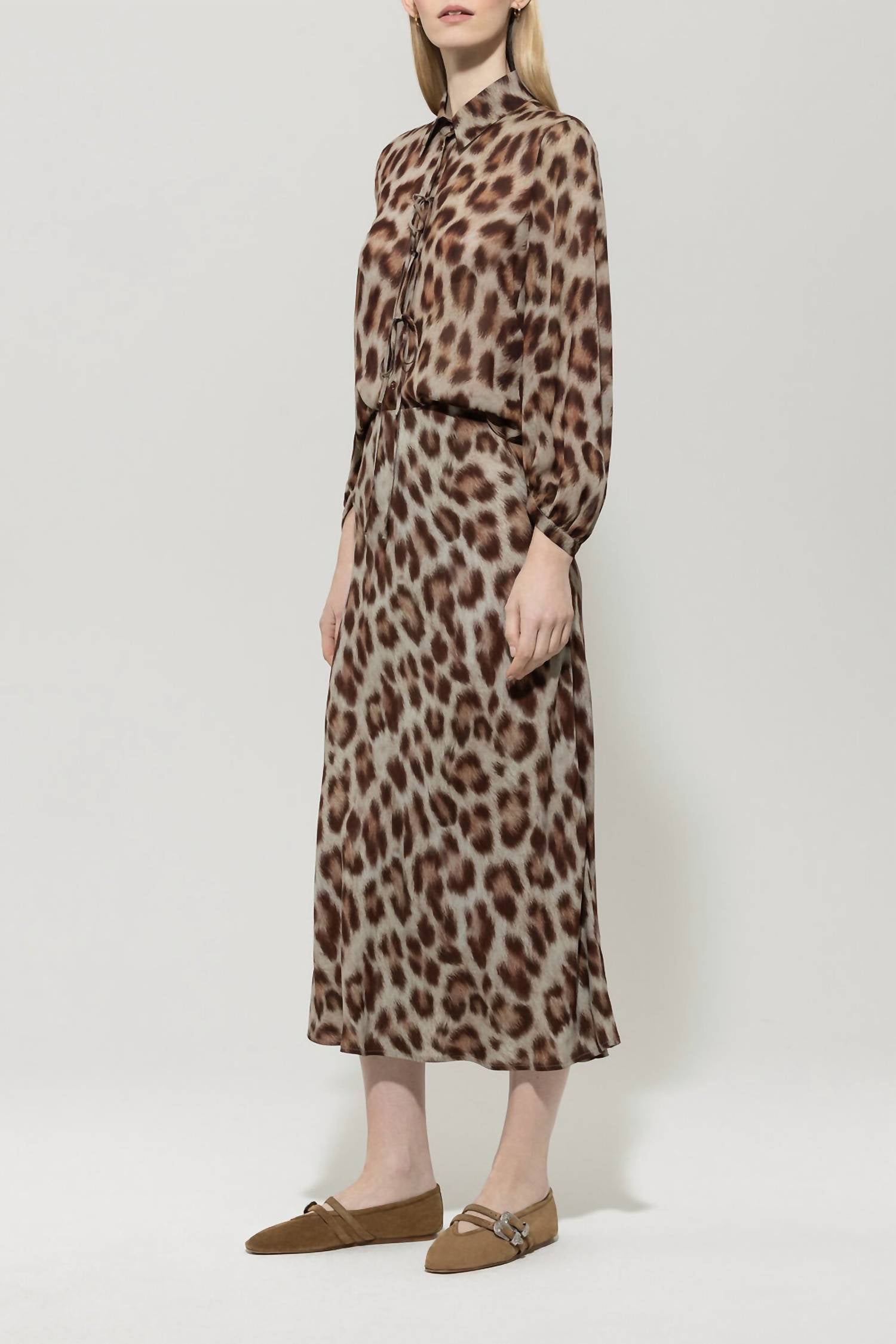 Luisa Cerano - Animal Print Blouse