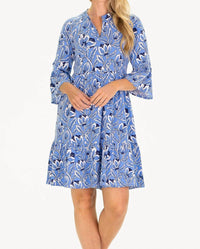 Duffield Lane - Eveline Dress Blue Blossom
