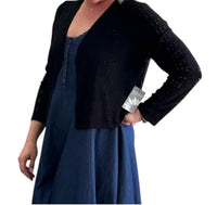 Habitat - Eyelet Blooms Open Front Jacket