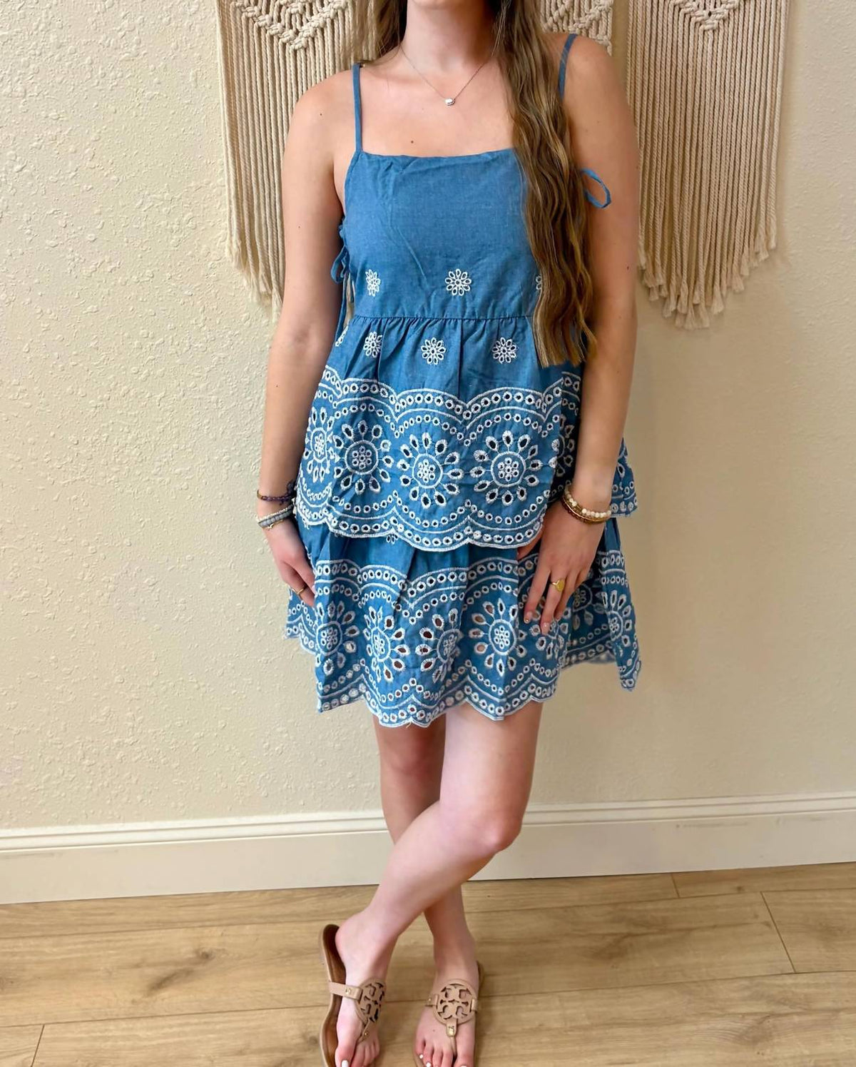 Illa Illa - Jenny Embroidered Tiered Dress