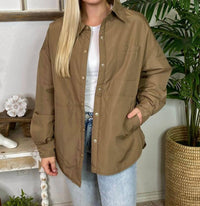 Very J - Collar Button Up Jacket