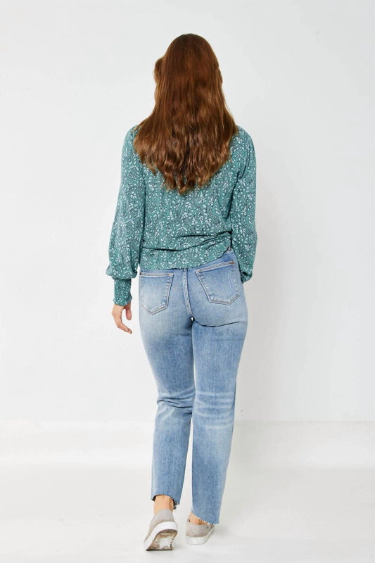 Judy Blue - High Waist Rigid Magic Destroy Straight Jeans