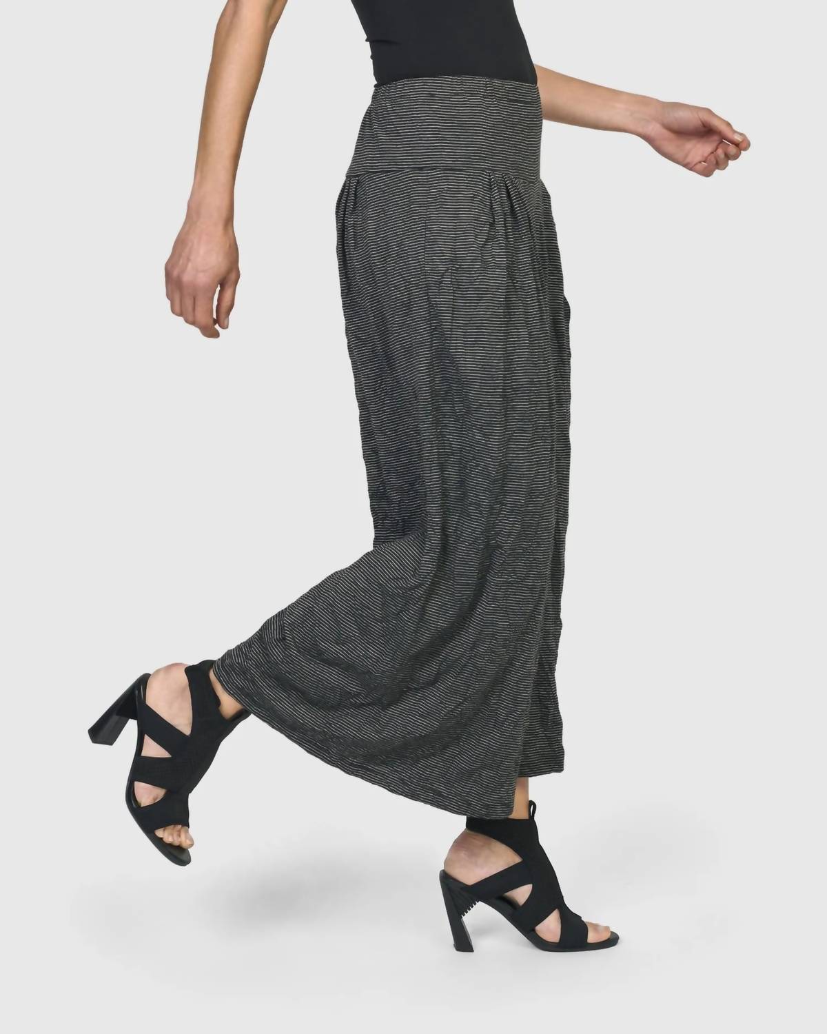 ALEMBIKA Whirlwind Lounge Pants in stripes - women's pants - alternate view