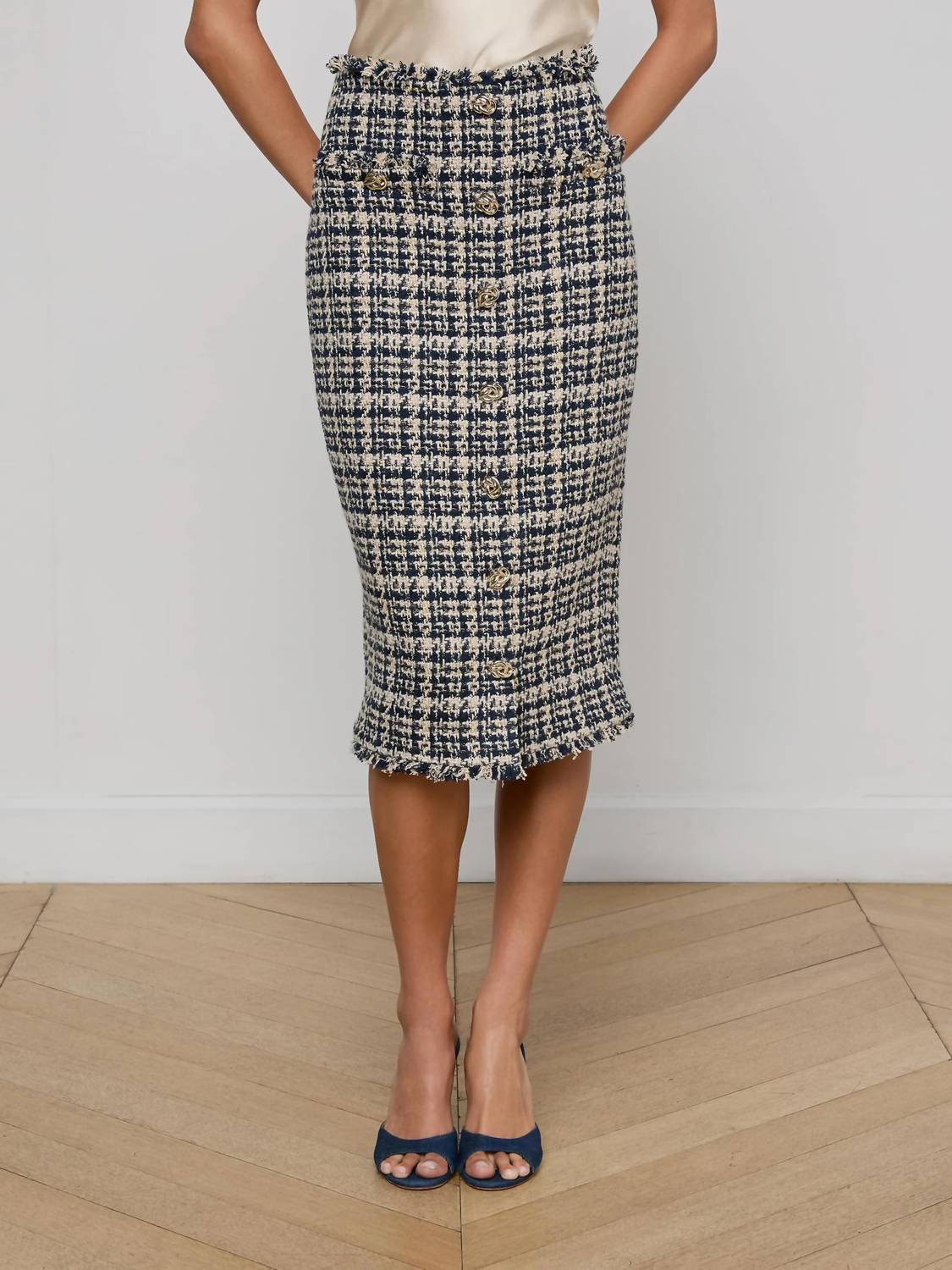 L'Agence - Tai Midi Skirt