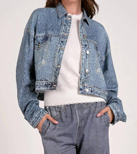 Elan - Juliana Acid Wash Jacket