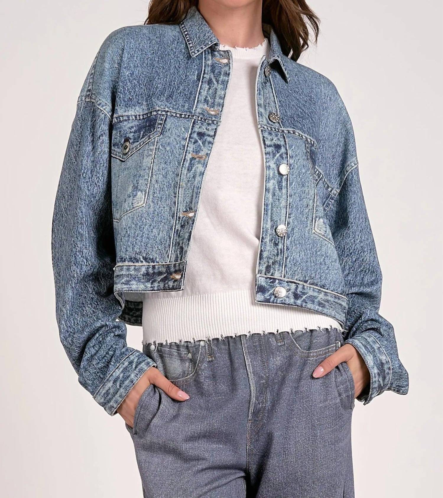 Elan - Juliana Acid Wash Jacket