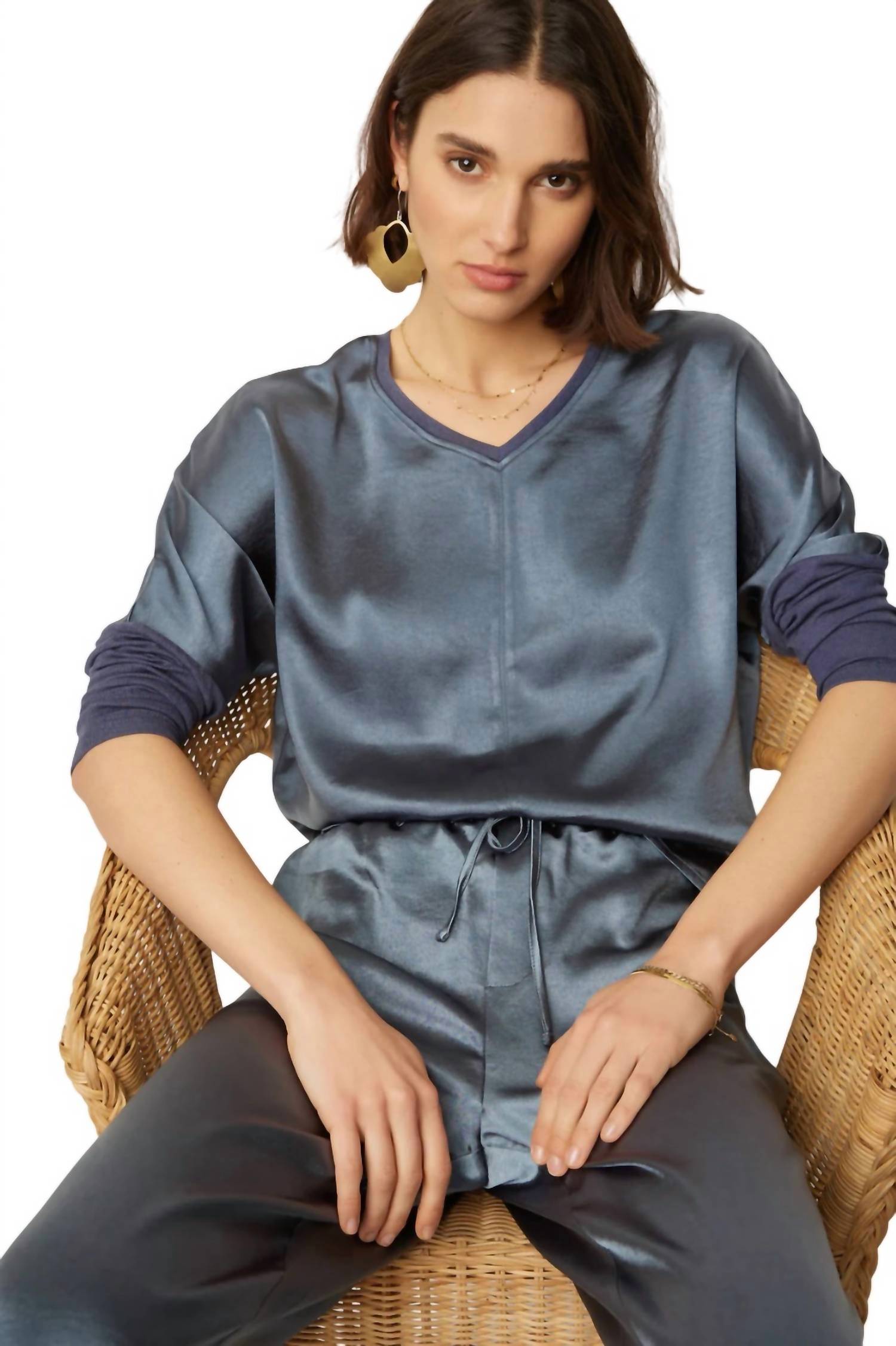 Melissa Nepton - Cindy V-neck Top