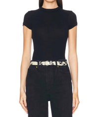 Enza Costa - Cashmere Cap Sleeve Crewneck Top