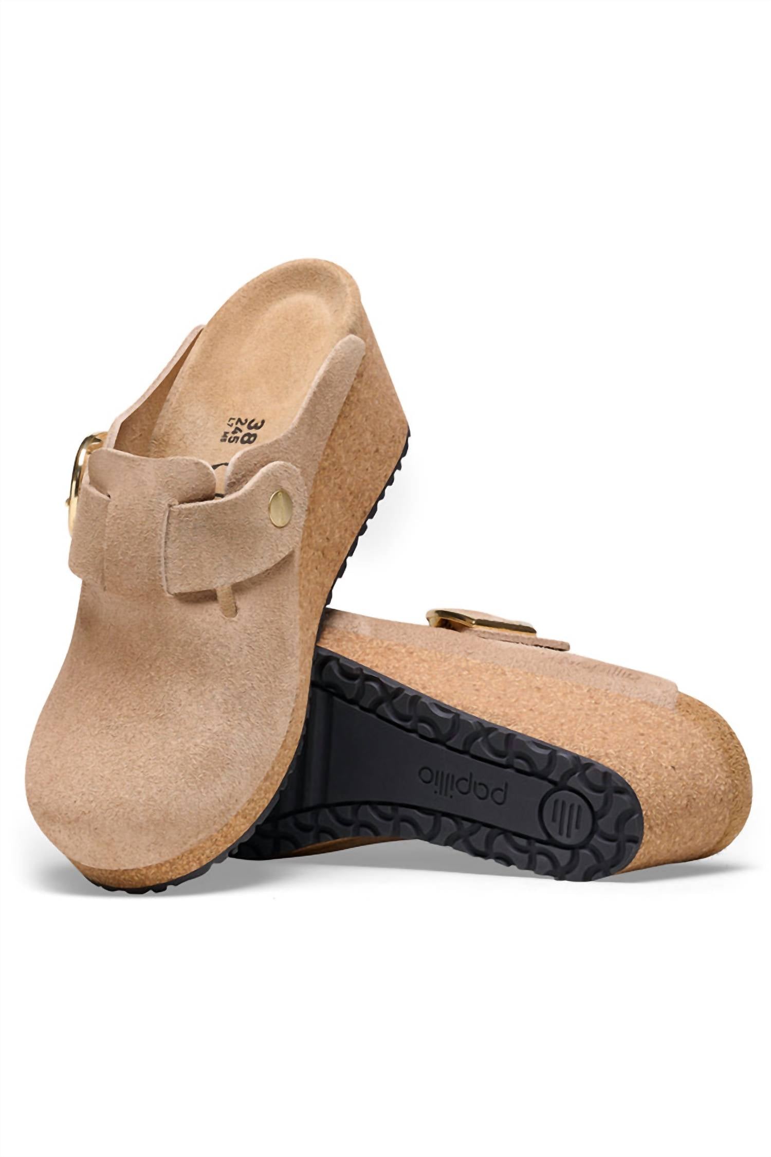 Birkenstock - Women's Fanny Ring-buckle Suede Leather Clogs