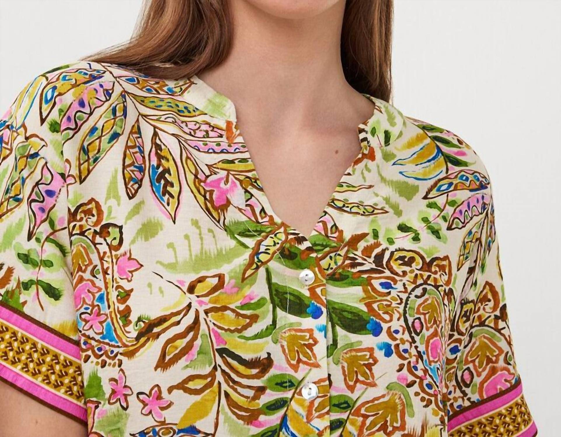 Esqualo - Jungle Print Top