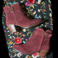 Diba True - Women's Sleek Genuine Suede Leather Booties