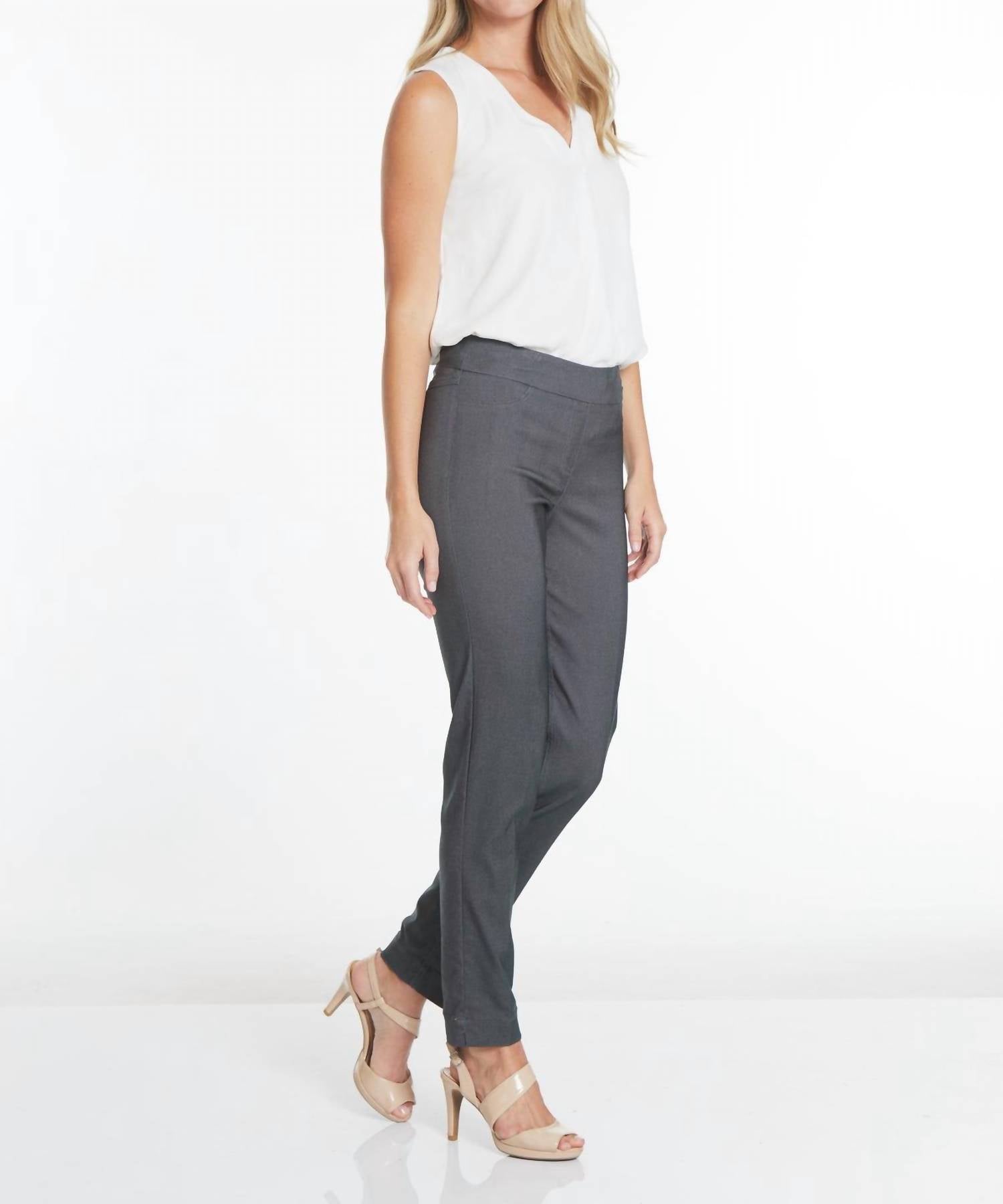 Slimsation By Multiples - Pull-on Narrow Leg Pants