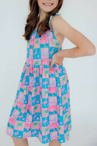 Mila & Rose - Flock Star Ruffle Cross Back Dress