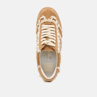 Dolce Vita Women's Notice Lace Sneaker in brown suede - women's sneaker - view 4