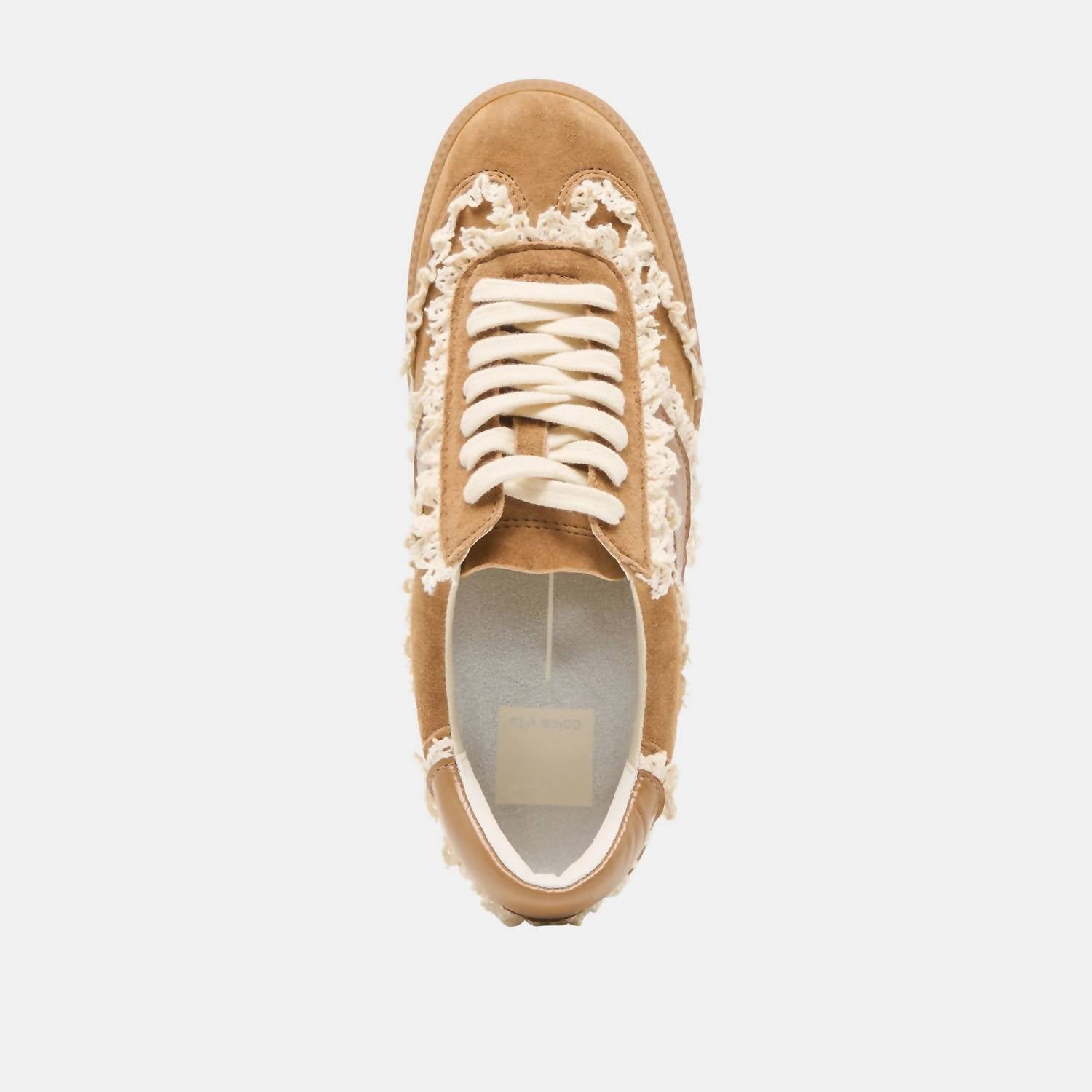 Dolce Vita Women's Notice Lace Sneaker in brown suede - women's sneaker - view 4
