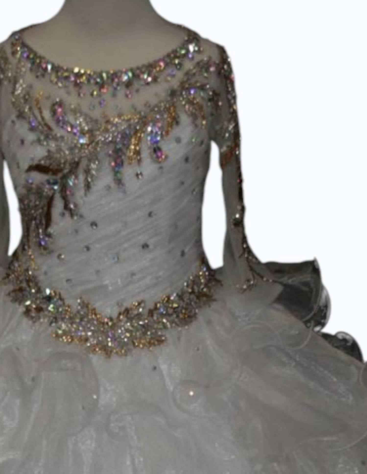 Little Rosie - Girl's Long Pageant Dress