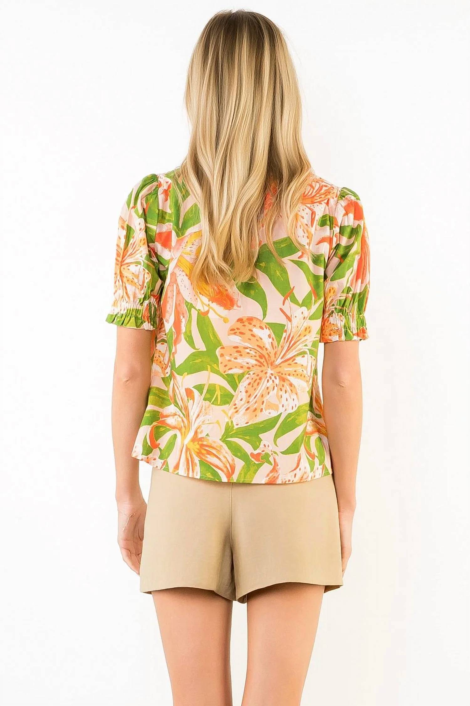 Thml - Hibiscus Floral Blouse