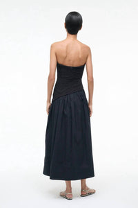 Staud - Nia Strapless Midi Dress
