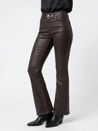 Frame - Le Crop Mini Bootcut Coated Jeans