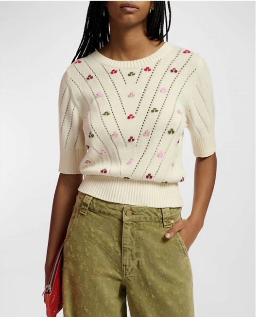 Essentiel Antwerp - Fare Embroidered Knitted Top