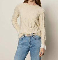 Sanctuary One In A Million Crew Sweater in a million crew sweater in vanilla - women's sweater - view 4