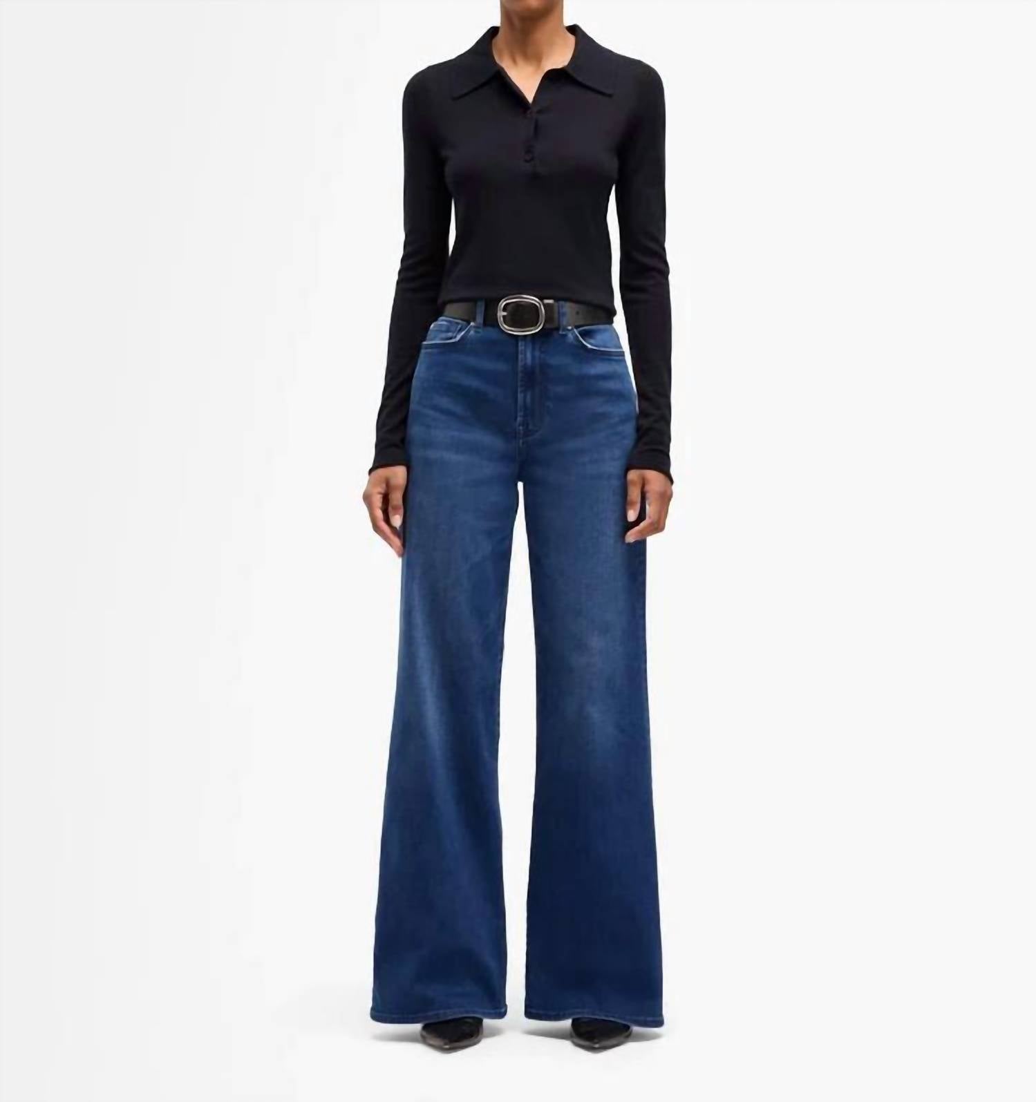 7 For All Mankind - Slim Illusion Ultra High Rise Jeans
