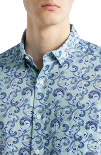 Johnston & Murphy - Check Paisley Swirls Shirt