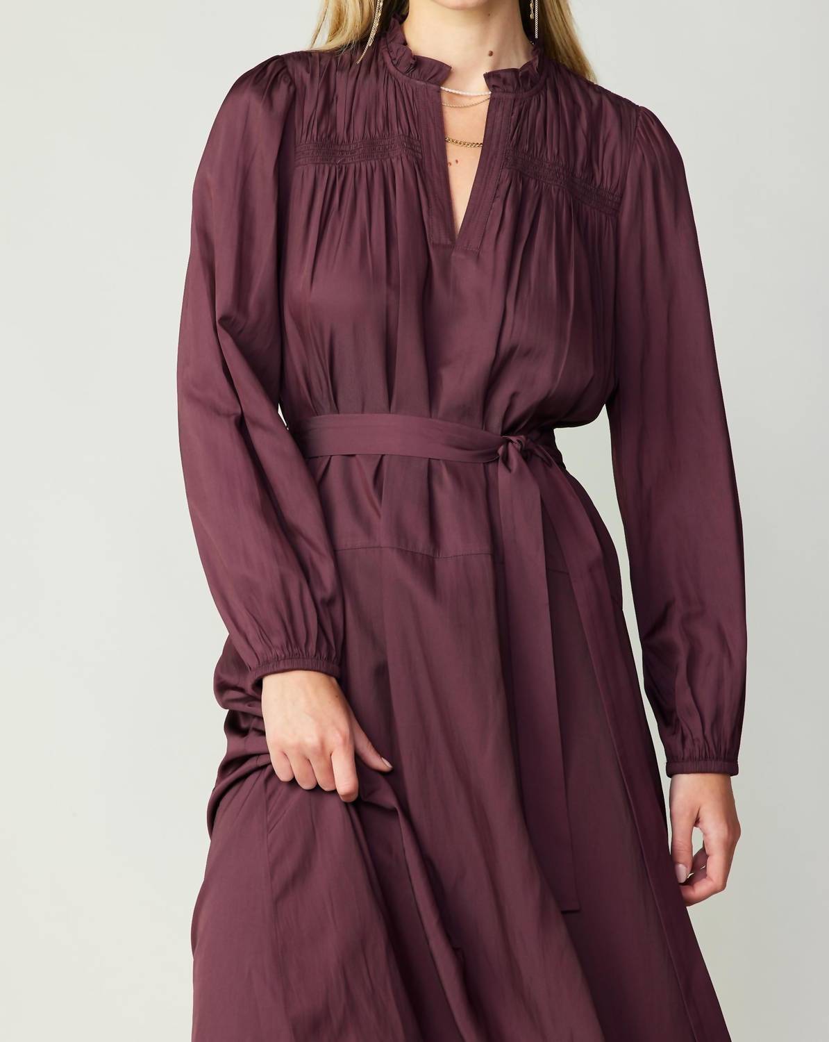 Current Air - Self Tie Midi Dress