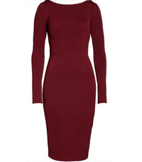 Katie May - Surrender Drape Cowl Back Midi Dress