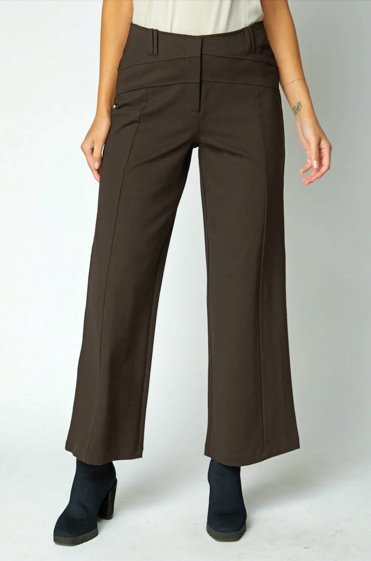 Olivia By Habitat - Ponte Wide Leg Pants
