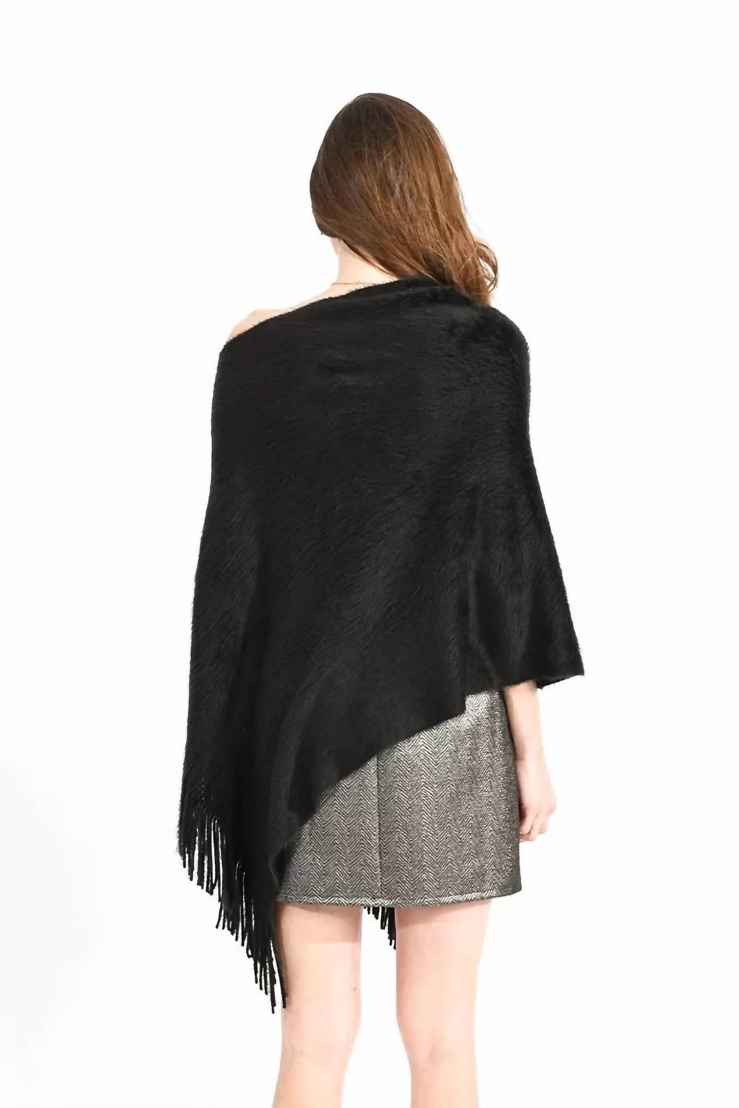 Molly Bracken - Fuzzy Soft Poncho