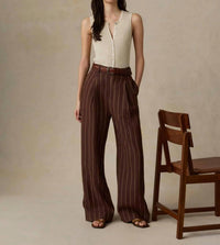 Faherty - Women's Sun Strider Linen Pleated Pants