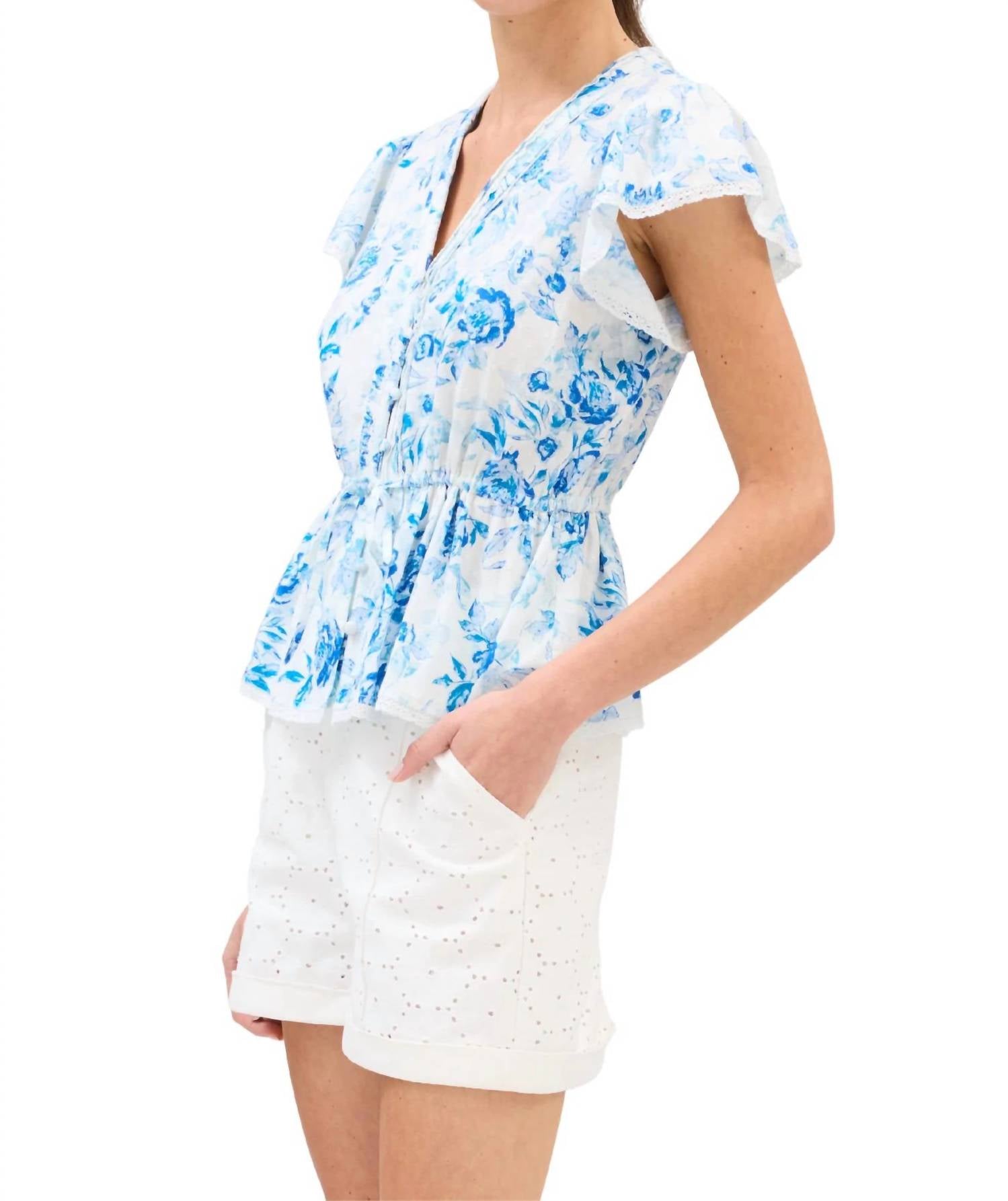 Allison New York - Jaden V Neck Top